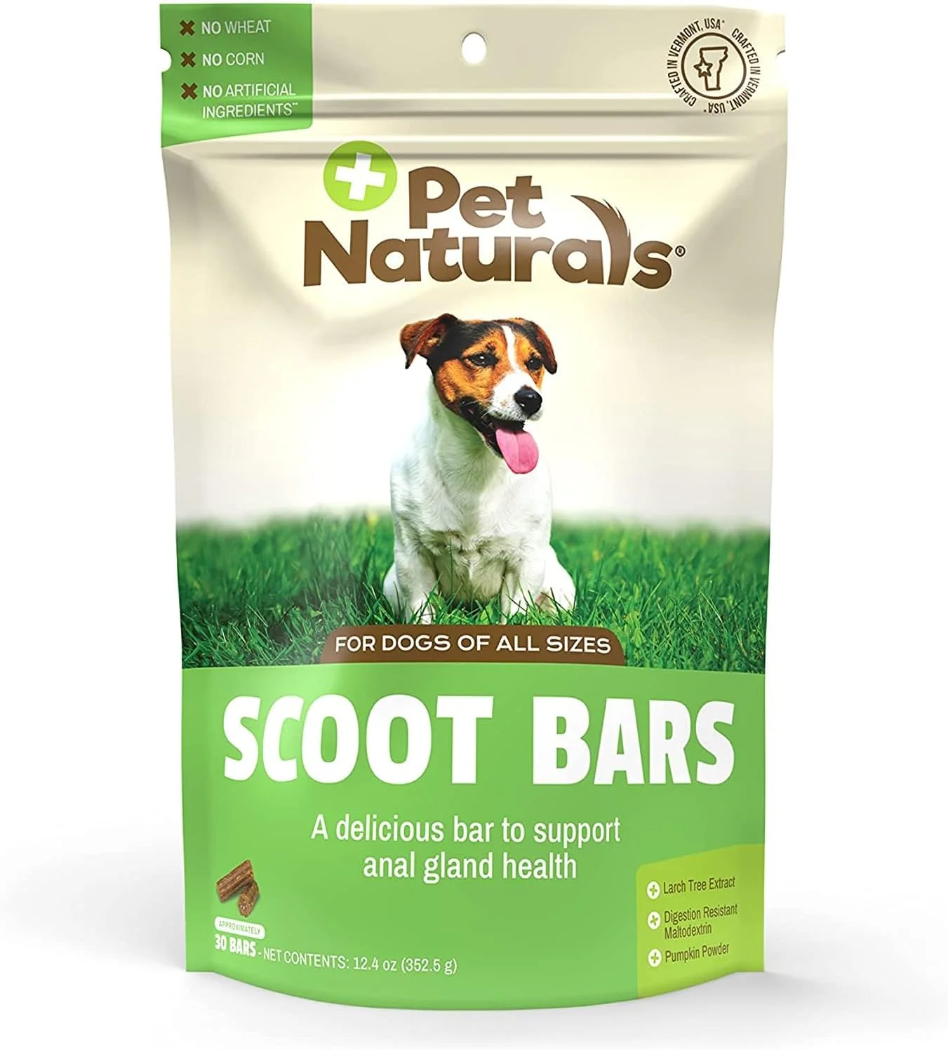 اسنک سگ Pet Naturals Scoot Bars، پشتیبانی از دستگاه گوارش، طعم اردک، 30 عدد