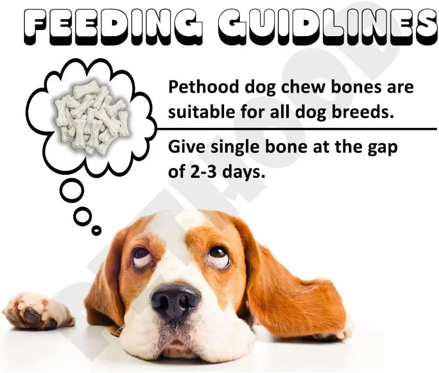 استخوان های جویدنی سگ برای سگ های جوان 3 اینچی - بسته 36 عددی، طعم مرغ، تشویقی سگ، استخوان برای سگ