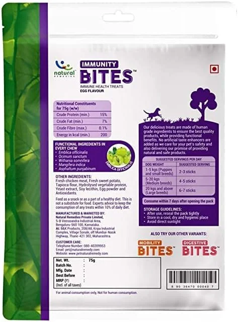 بسته ترکیبی طعم های مختلف تشویقی Natural Remedies برای سگ ها و توله سگ ها | تشویقی های گوارشی، تشویقی های ایمنی، تشویقی های پوستی، تشویقی های هوشمند، تشویقی های جونیور، تشویقی های حرکتی | 75 گرمی (بسته 6 عددی)