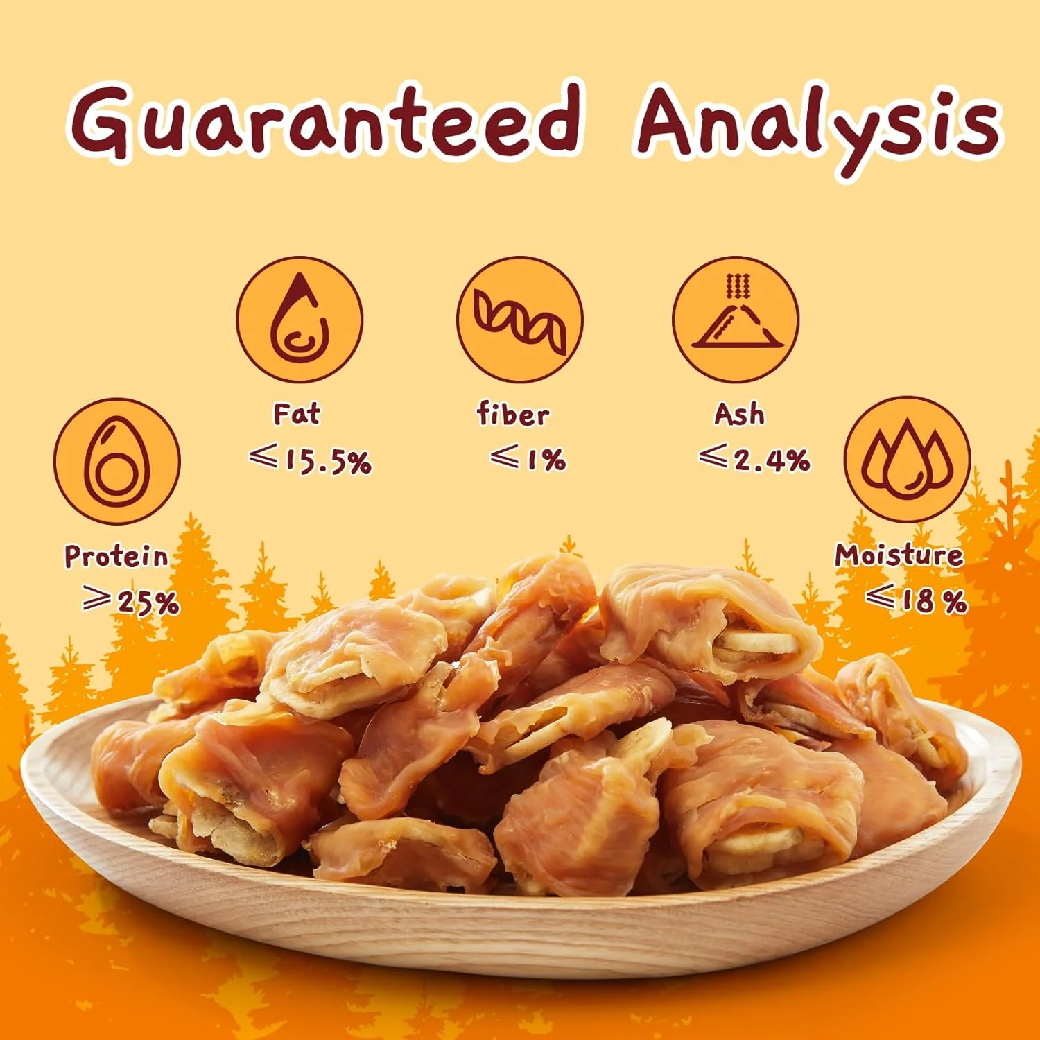 تشویقی سگ جنگل کالینگ با طعم مرغ و موز، تکه های مرغ، جویدنی سگ، چیپس موز طبیعی برای سگ ها غنی از فیبر غذایی، تشویقی آموزشی برای سگ های کوچک و متوسط، 300 گرم