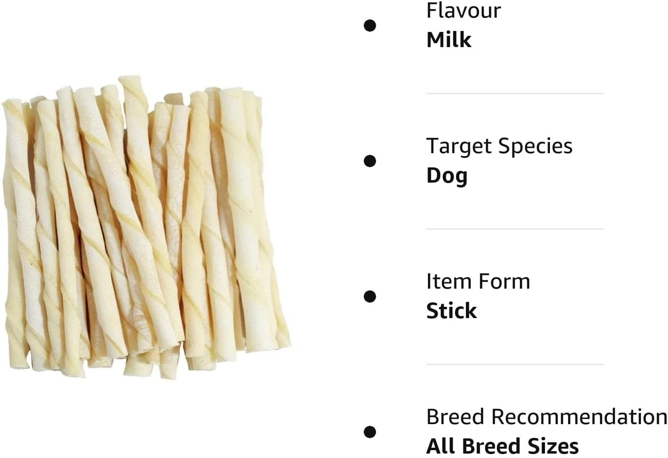 استخوان کلسیمی سگ با طعم شیر گنالرز، سایز ۲ اینچ، بسته ۲۷۰ گرمی استخوان کلسیمی سگ با طعم شیر گنالرز، سایز ۲ اینچ، بسته ۲۷۰ گرمی