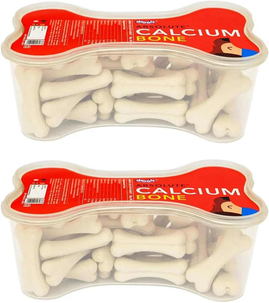 تشویقی استخوان کلسیم سگ درولز ابسولوت - 40 عدد (600 گرم)