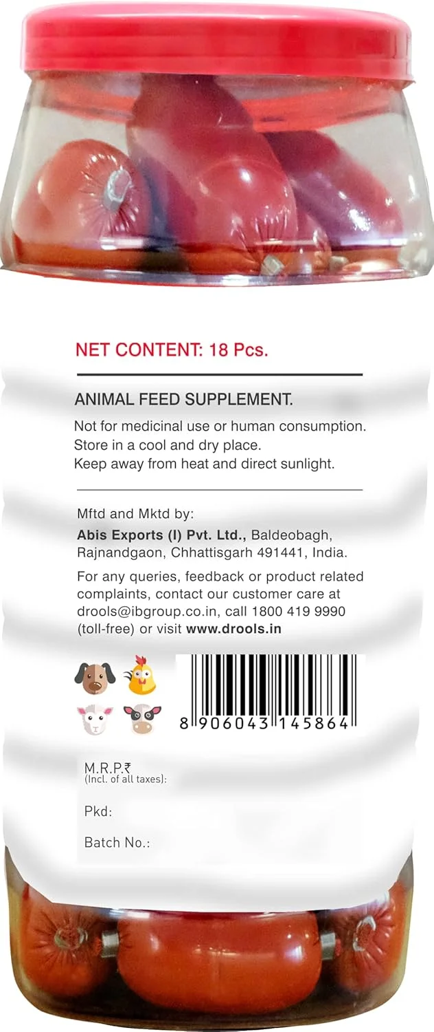 تشویقی سگ دروس با طعم سوسیس و کلسیم - 18 عدد (بسته 1.08 کیلوگرمی)