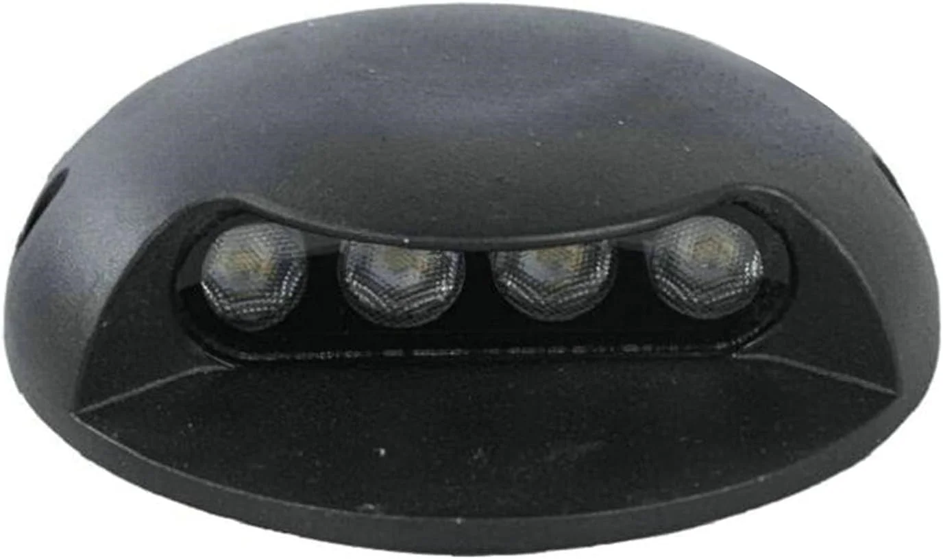چراغ زمینی LED ضد آب IP65 مناسب فضای باز، چراغ زیرزمینی برای مسیر باغ، کف حیاط، نور نقطه ای دفن شده در محوطه، DC12V AC220V، 7 رنگ (بنفش 4 وات)