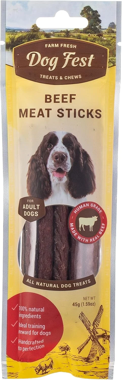 تشویقی سگ جشنی با طعم گوشت گاو مناسب سگ های بالغ - 45 گرم