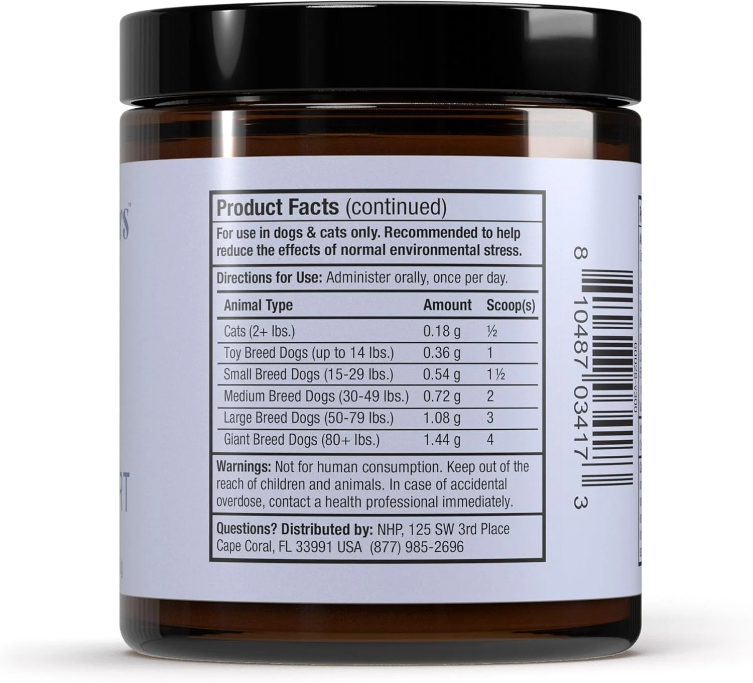 دکتر مرcola - Zen Pet برای سگ ها و گربه ها 1.3 اونس 166387