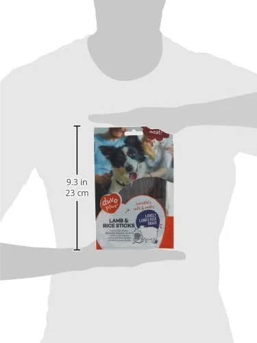 تشویقی سگ دوو پلاس طعم بره و برنج 80 گرم