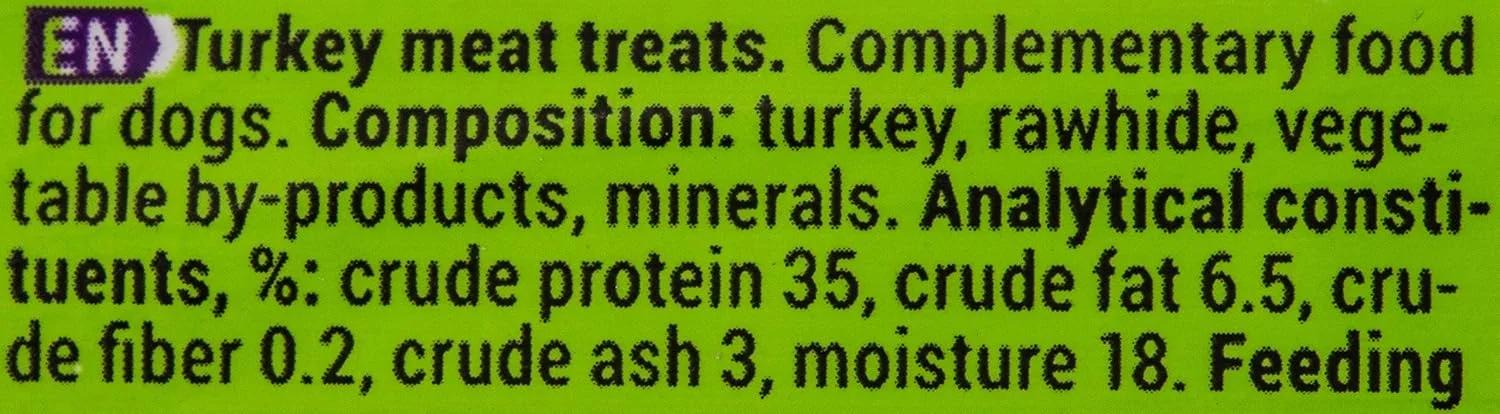 استخوان های گوشت بوقلمون داگ فست مناسب نژادهای کوچک 55 گرمی (بسته 2 عددی)