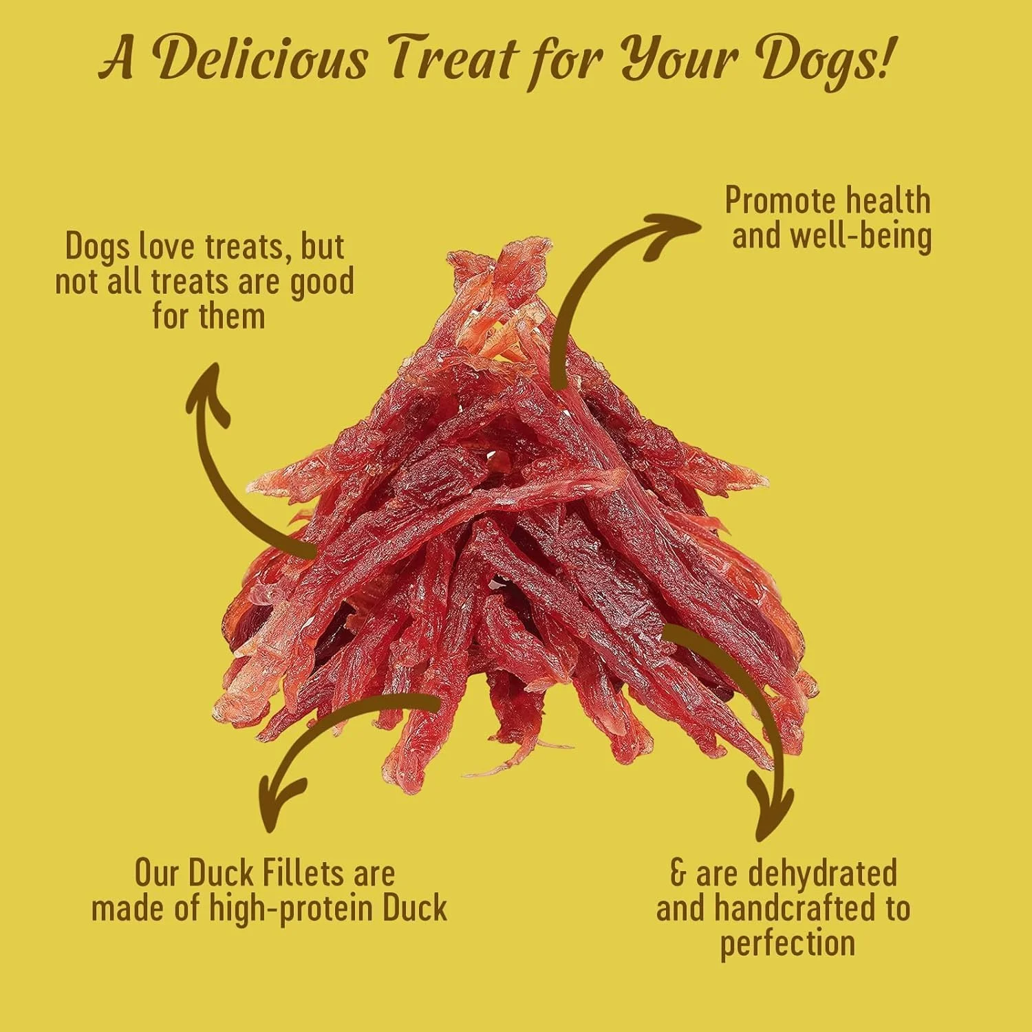 فیله اردک داگ فست مخصوص سگ های بالغ، تشویقی سگ - 90 گرم (3.17 اونس)