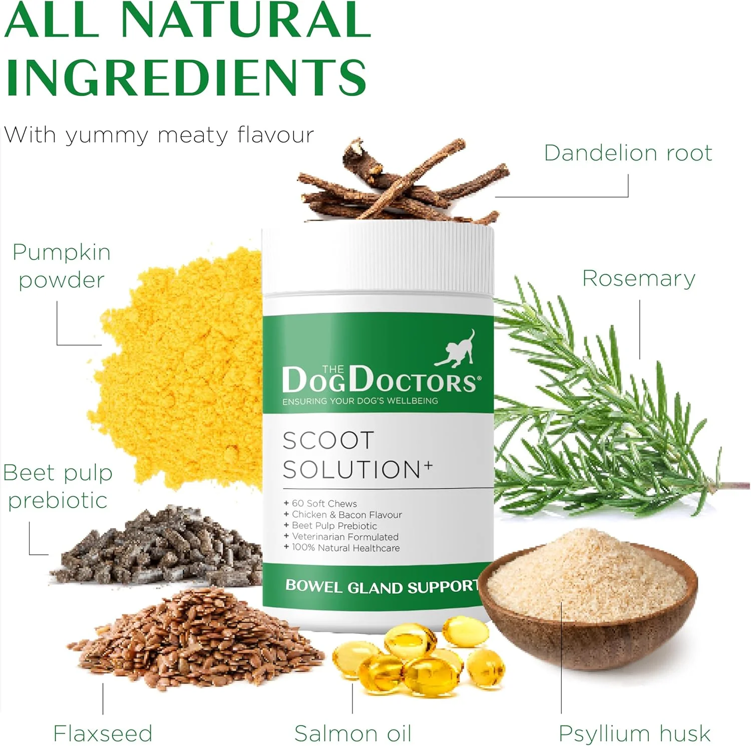 راه حل رفع مشکل کشیدن باسن سگ + تشویقی های نرم - فیبر ایده آل که به از بین بردن کشیدن باسن کمک می کند و سلامت غدد سگ را بهبود می بخشد. (120 عدد تشویقی نرم) راه حل رفع مشکل کشیدن باسن سگ + تشویقی های نرم - فیبر ایده آل که به از بین بردن کشیدن باسن کمک می کند و سلامت غدد سگ را بهبود می بخشد. (120 عدد تشویقی نرم)