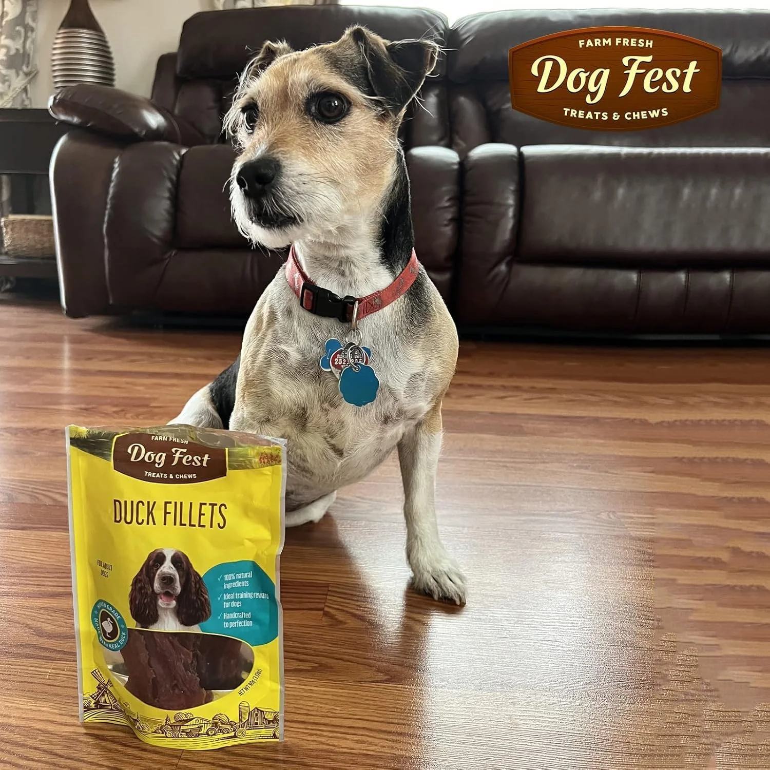 فیله اردک داگ فست مخصوص سگ های بالغ، تشویقی سگ - 90 گرم (3.17 اونس)