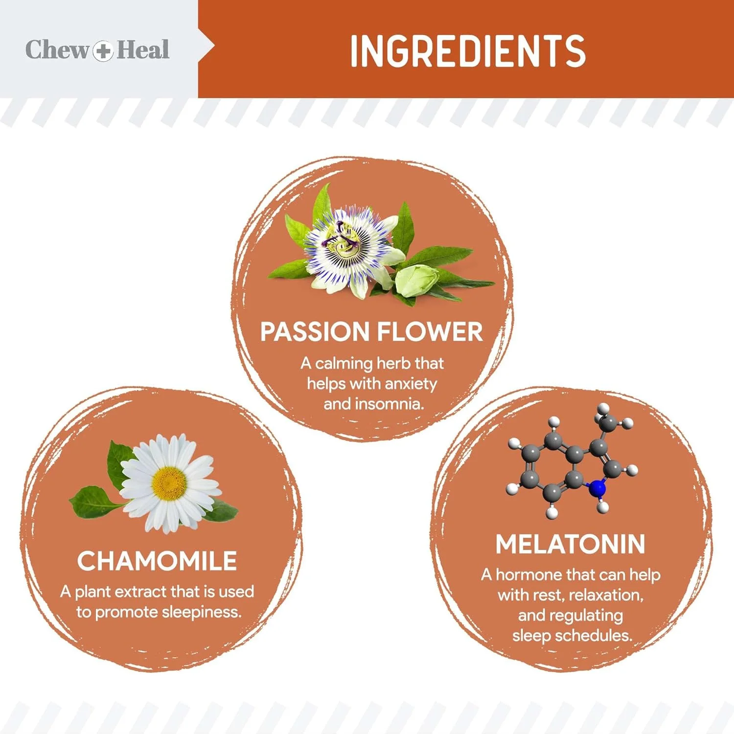 تشویقی آرام‌بخش سگ - 30 عدد تشویقی ضد اضطراب برای آتش‌بازی، رعد و برق و طوفان - تشویقی آرام‌بخش طبیعی سگ برای نژادهای بزرگ و کوچک حاوی تیامین، ال-تریپتوفان، زنجبیل و ملاتونین