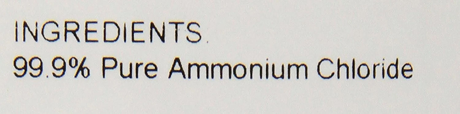 پودر آمونیوم کلراید 99.9 درصد AniMed (تک سایز) برای اسب، سگ، گربه، گاو، گوسفند و بز، 1.1 کیلوگرم