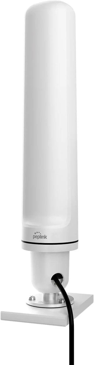 آنتن همه جهته دریایی Peplink مدل Maritime 10 | محفظه مقاوم در برابر اشعه ماوراء بنفش IP68، نوع N، 9.3dBi، 1x1 SISO، برد بلند، اتصال LTE و 5G در دریا | نصب آسان، نصب روی میله و دیوار | ANT-MR-10-N-W