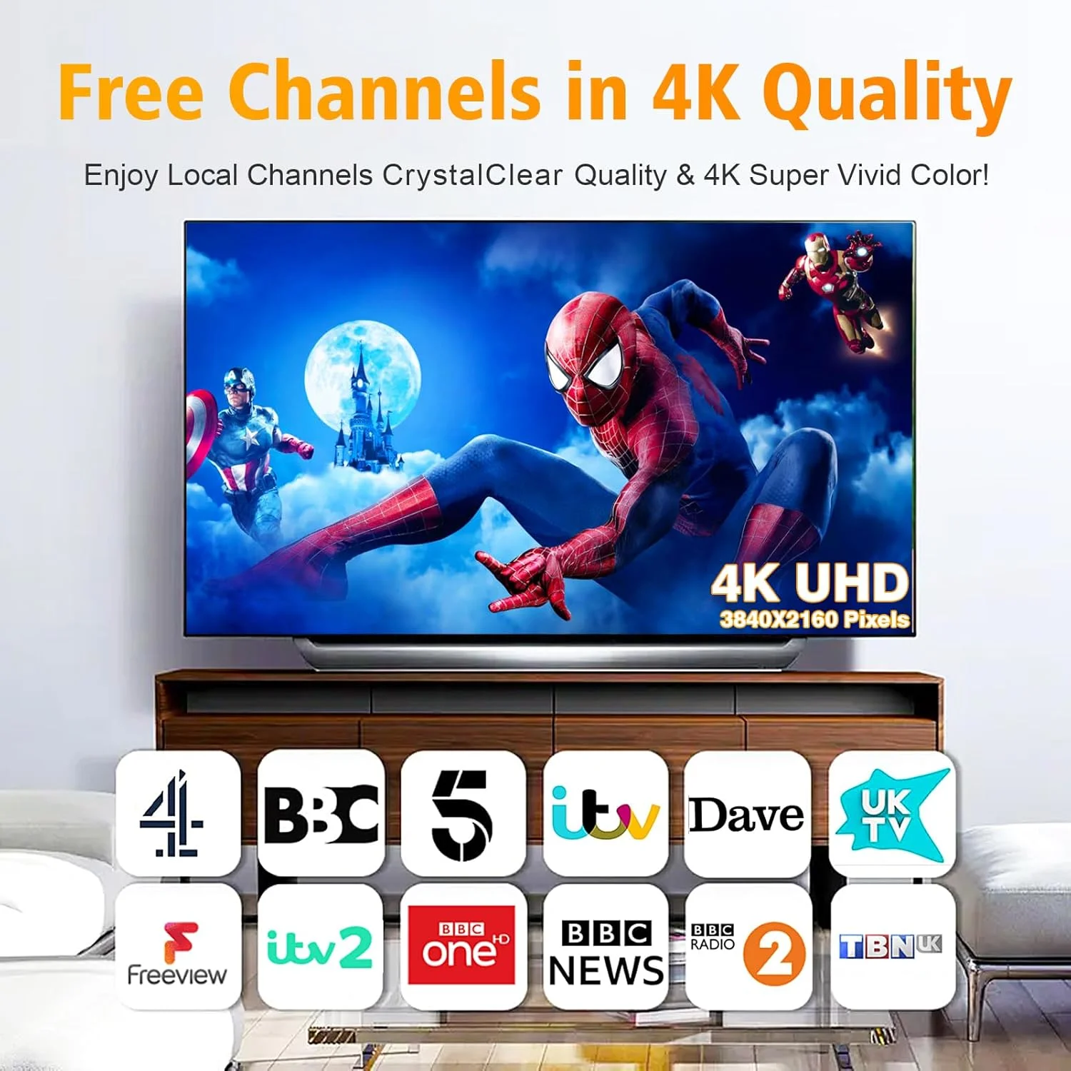 آنتن تلویزیون فضای باز دوربرد - آنتن دیجیتال Freeview HD برای 4K/1080P، دریافت قوی VHF/UHF، آنتن ضد آب برای اتاق زیر شیروانی یا پشت بام، شامل کابل کواکسیال 10 متری (بدون میله) آنتن تلویزیون فضای باز دوربرد - آنتن دیجیتال Freeview HD برای 4K/1080P، دریافت قوی VHF/UHF، آنتن ضد آب برای اتاق زیر شیروانی یا پشت بام، شامل کابل کواکسیال 10 متری (بدون میله)
