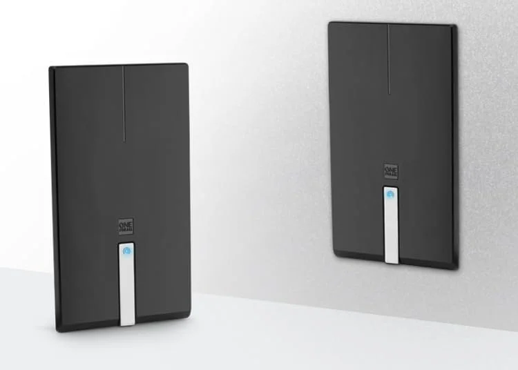 آنتن تلویزیون دیجیتال داخلی تقویت شده One For All مدل SV9425 - آماده دریافت سیگنال های تلویزیونی Freeview و آنالوگ در محدوده 24 کیلومتر - Full HD Ready - آنتن HDTV ممتاز - UHF/VHF - مشکی