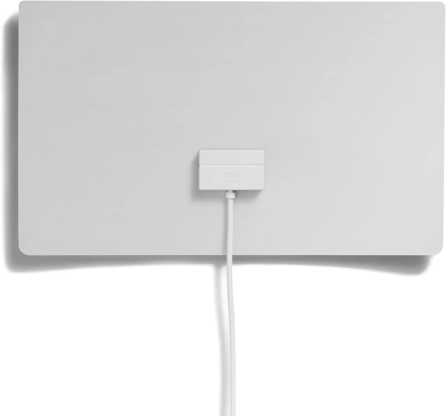 آنتن داخلی فوق العاده تخت One For All SV9440-5G - آنتن دیجیتال تلویزیون Full HD - قابل نصب روی دیوار/سقف - محدوده 0 تا 25 کیلومتر - سفید