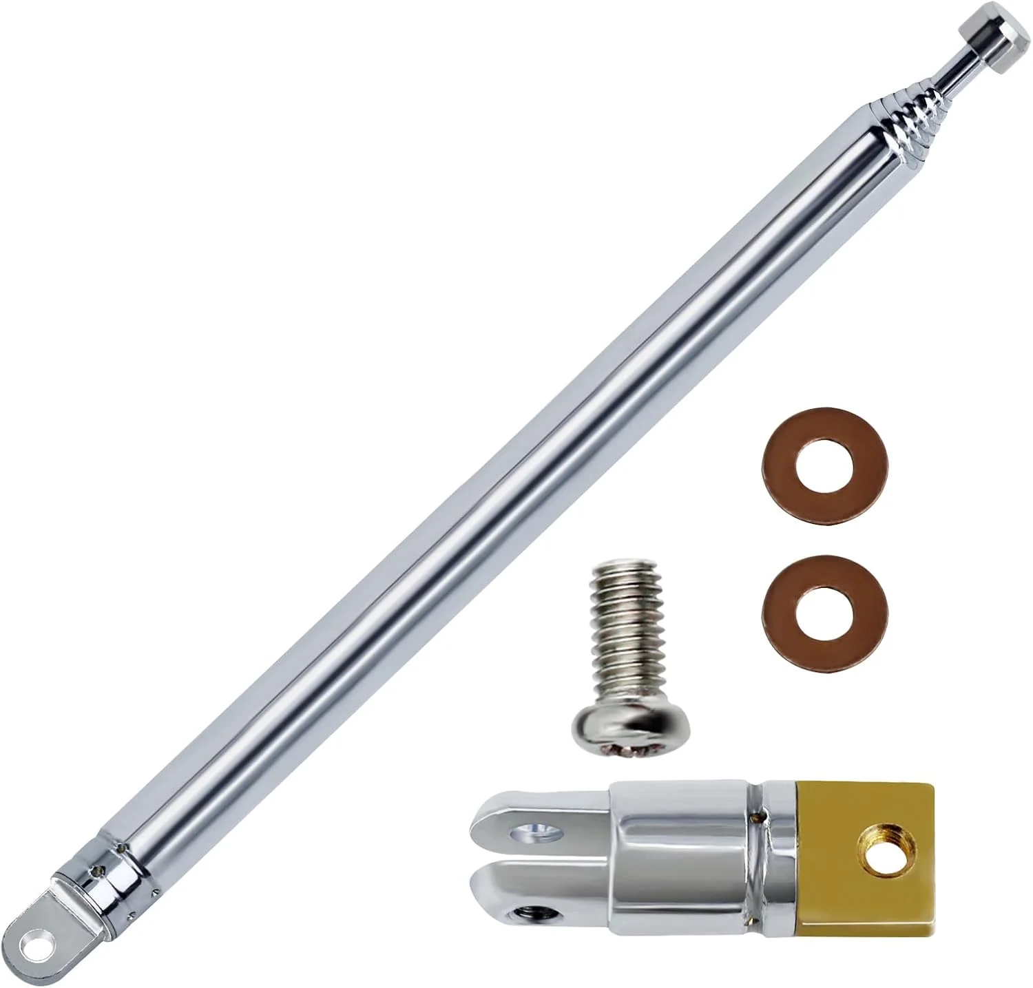 آنتن تلسکوپی رادیویی DAB اهم - دریافت فوق العاده برای سیستم مینی گیرنده HiFi AV، آنتن داخلی FM Unbal، سازگار با Tecsun PL880, PL660, PL390, PL398, PL398BT, PL550