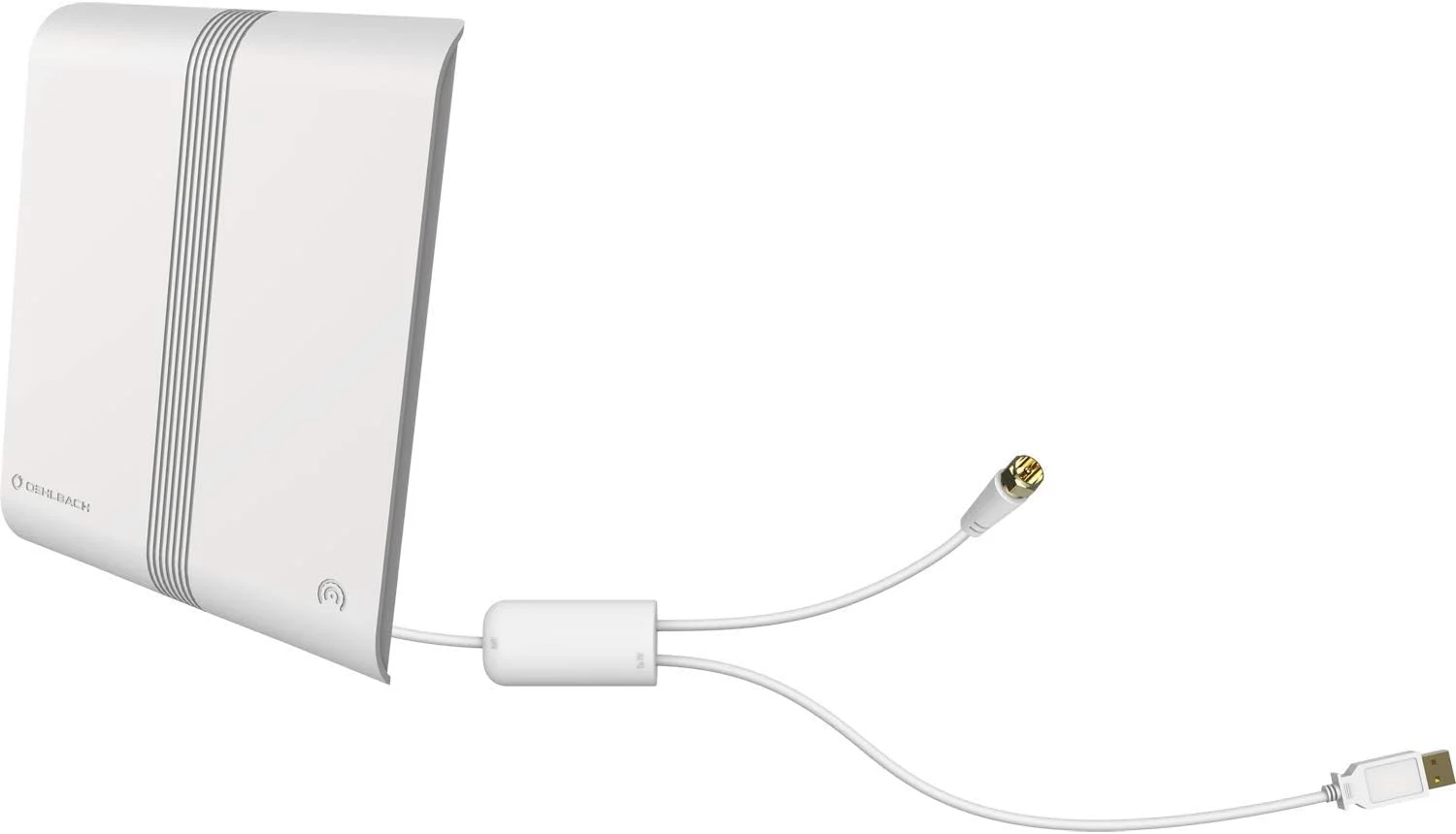 آنتن داخلی OEHLBACH Scope Audio برای دریافت رادیو DAB+ - آنتن داخلی فعال با تقویت کننده، اتصال F و منبع تغذیه USB - سفید