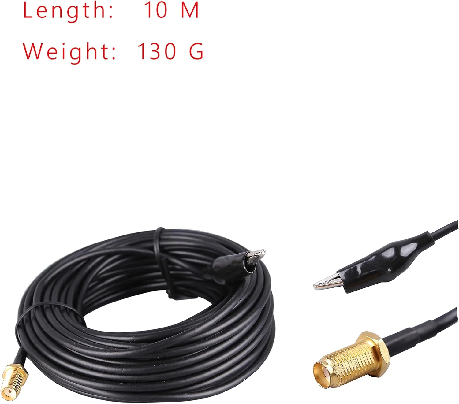 آنتن رادیویی FM قابل حمل 75 اهم SMA آداپتور هوایی کابل فرکانس بالا گیرنده استریو هوایی داخلی با پایه مغناطیسی قوی، همراه با کابل کواکسیال توسعه دهنده 10 متری