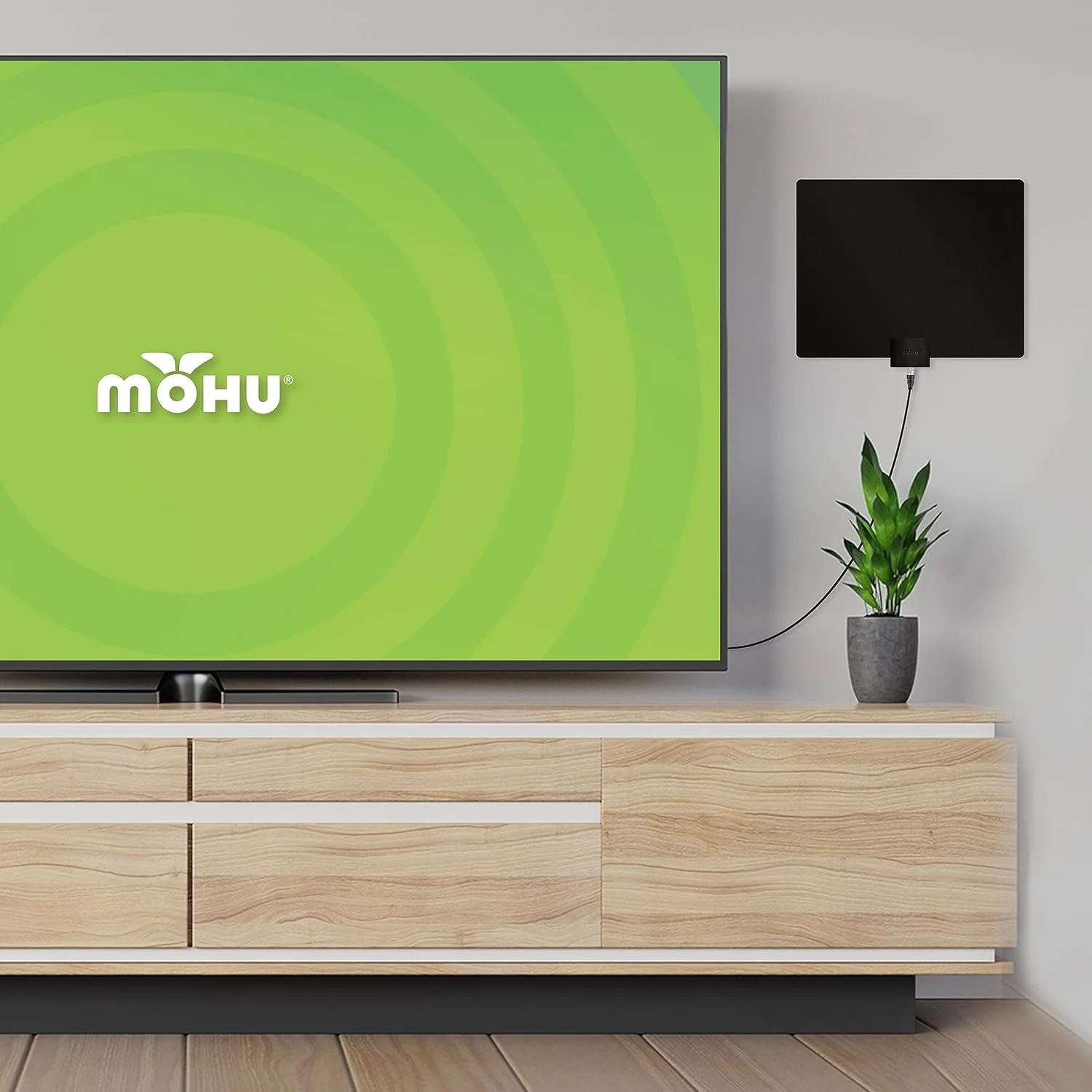 آنتن تلویزیون تقویتی 60 مایل Mohu Mohu Leaf 50 مدل MH-110584