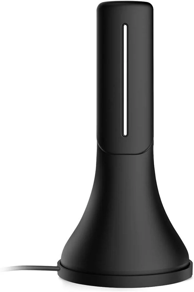 آنتن HDTV مکزونگا - نسخه به روز شده 2019، آنتن دیجیتال HDTV قابل حمل، برد بلند 60-100 مایل با تقویت کننده سیگنال برای کانال های تلویزیونی محلی 4K HD VHF UHF با کابل کواکسیال 13 فوتی برای فایر تی وی استیک