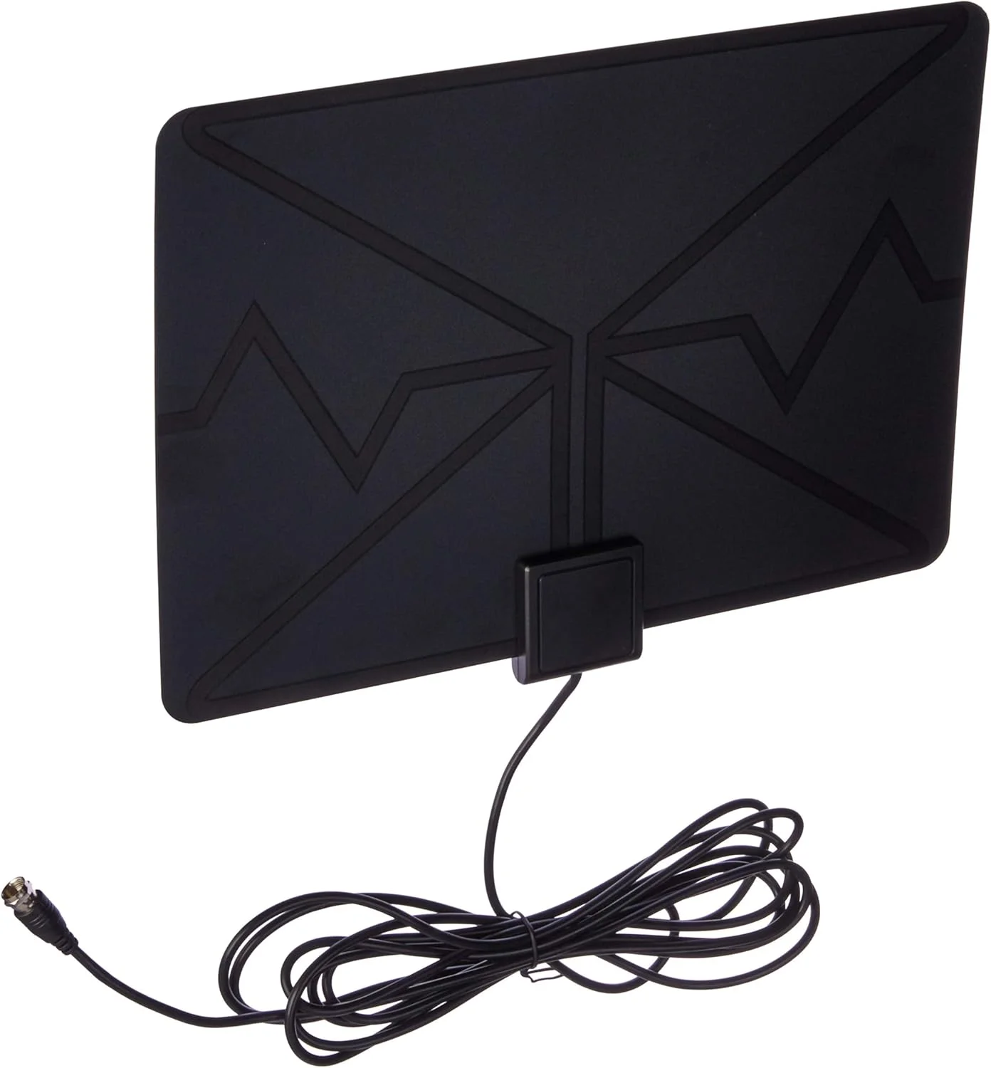 Professional Indoor TV Antenna,Freeview Best 100 Mile Longest Range HDTV Digital Antennas 4K HD VHF UHF Local Channels with Detachable Amplifier 16foot Coaxial Cable (2018 Upgraded Version)