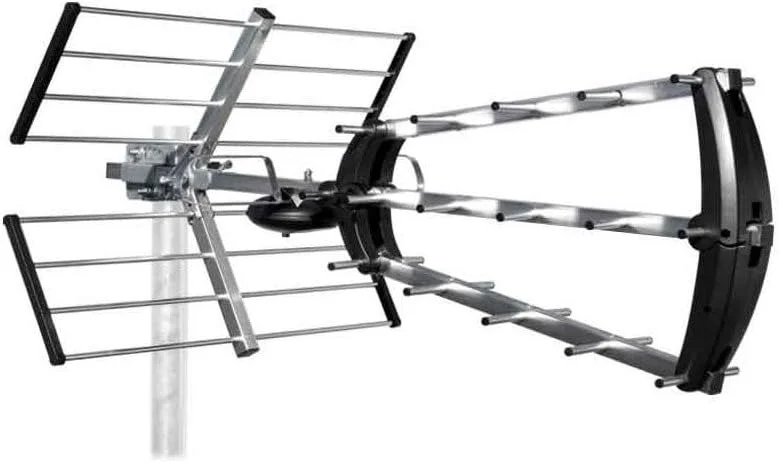 آنتن بیرونی قابل تنظیم مترونیک 415044 با تقویت 26dB UHF - دارای پلاگ F و فیلتر 4G یکپارچه