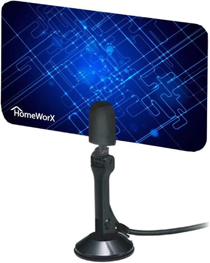 آنتن فوق العاده نازک داخلی HDTV مدیاسونیک Homeworx HW110AN - برد 25 مایل