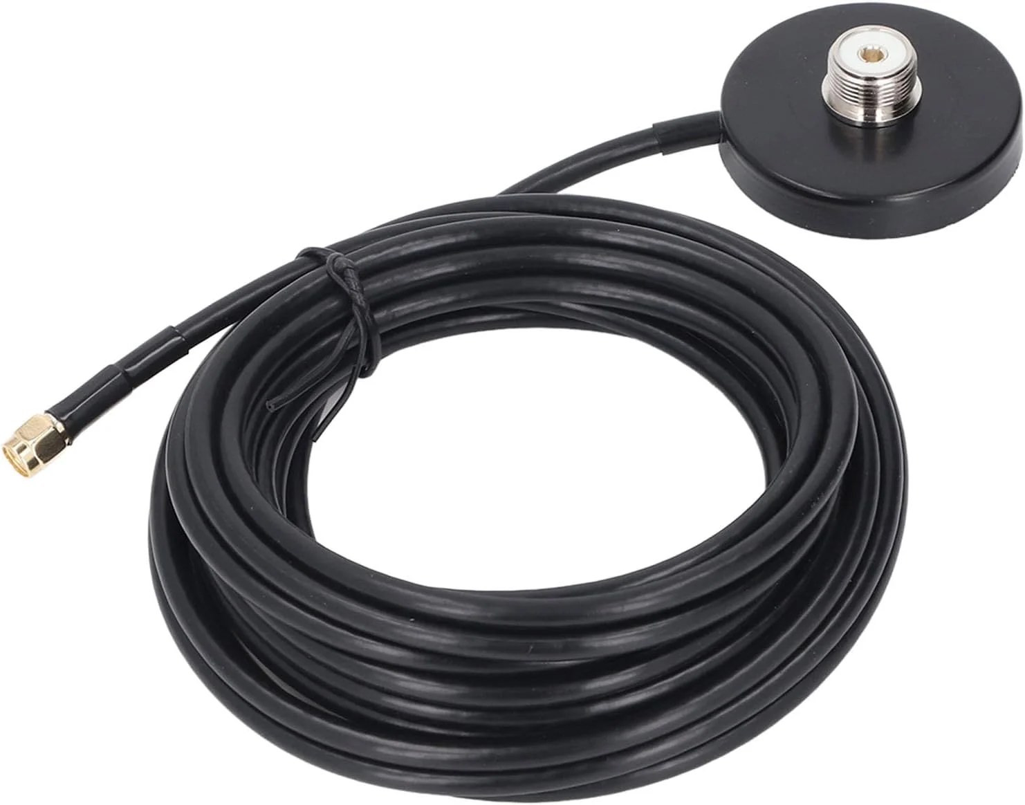 پایه آنتن مغناطیسی، کابل 5 متری RG58 SMA نر به PL 259 SO 239 UHF مادگی، ضد آب، پایه مغناطیسی آنتن، برای رادیو خودرو