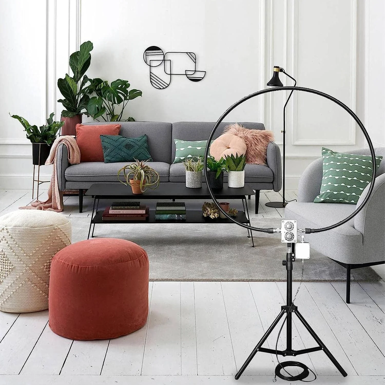 آنتن لوپ مغناطیسی HF رادیویی QRP | آنتن لوپ کوچک رادیویی کوتاه 20 واتی 5-30 مگاهرتز 76-108 مگاهرتز 110-150 مگاهرتز، آنتن لوپ QRP 20 واتی آنتن رادیویی کوتاه تمام باند