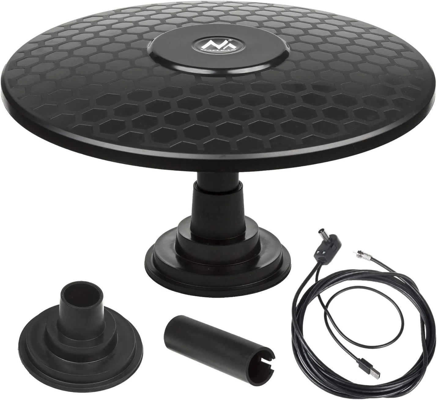 آنتن چند جهته بیرونی اکتیو تلویزیون Maclean MCTV-945 DVB-T2 HEVC (مگنت - USB)