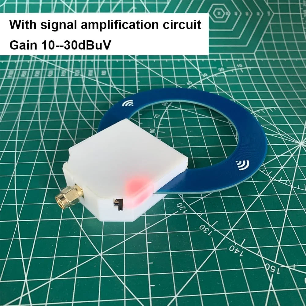 آنتن حلقه ای MW SW قابل حمل LYEAA با فرکانس 9.9KHz-181MHz، آنتن حلقه ای کوچک BB، آنتن دونات MW/SW برای گیرنده Malachite SDR TEF6686