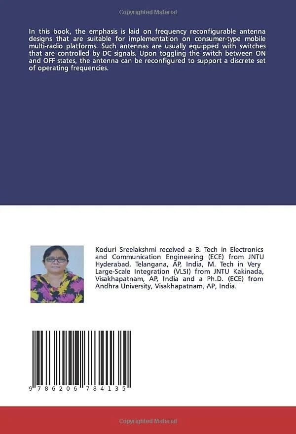 آنتن های فشرده با قابلیت تنظیم مجدد فرکانس برای سیستم های قابل حمل بی سیم از انتشارات آکادمیک لمبرت