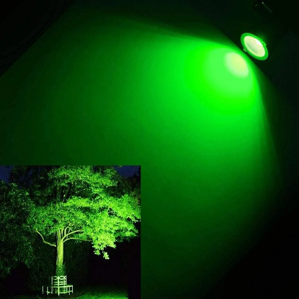 چراغ محوطه ای LED مدل Gesto Metal 5W، ضد آب IP65، مناسب مسیر باغ، نورپردازی درختان، دارای پایه میخ دار، مناسب نورپردازی فضای باز (سبز) - 1 عدد