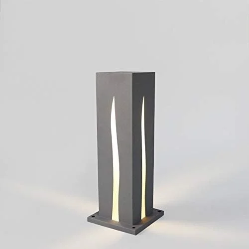 چراغ چمنی LED باغی ضد آب IP44، آلومینیومی ضد زنگ، مدرن، چراغ ستونی، فانوس ستونی حیاط، مسیر پاسیو، روشنایی محوطه سازی LED کم مصرف