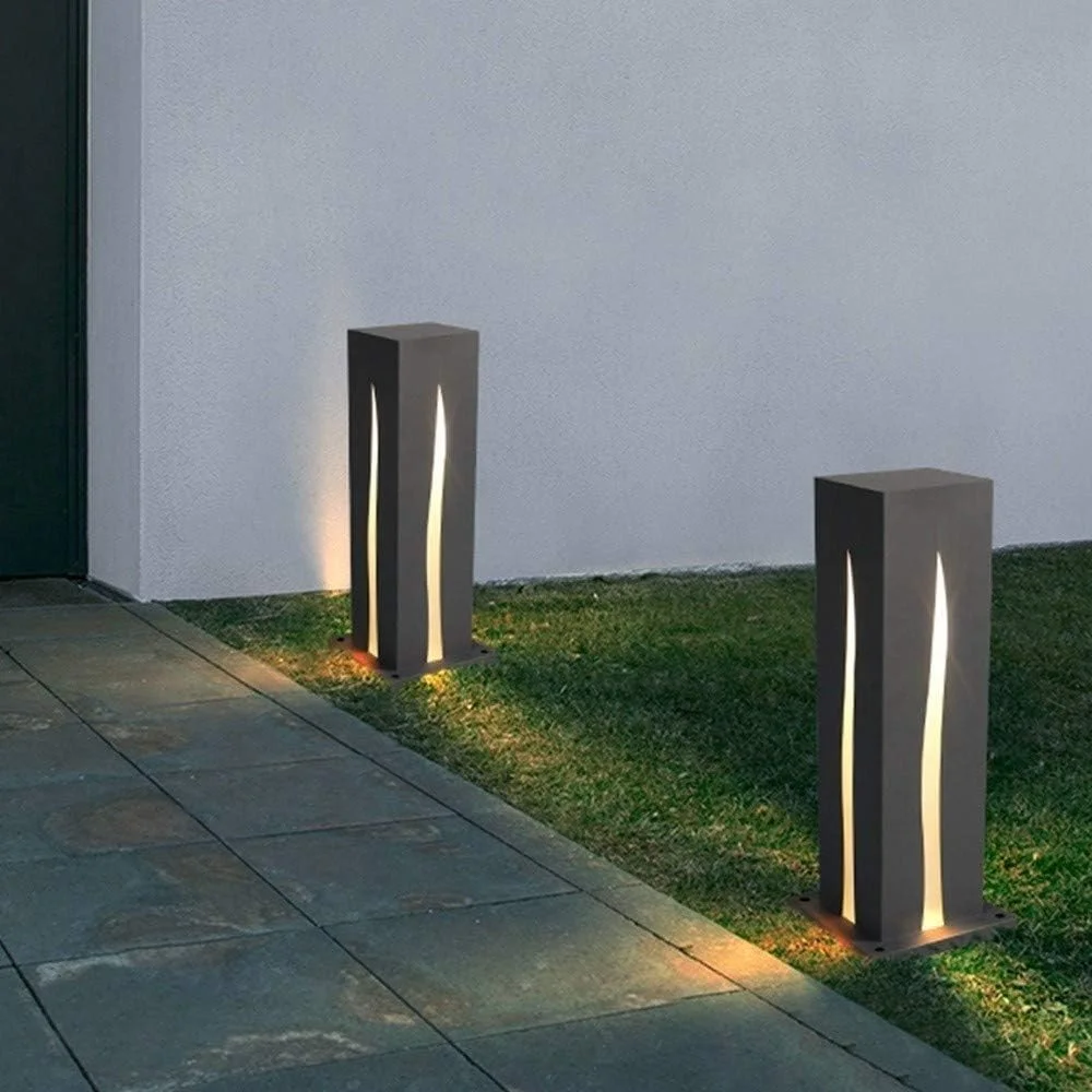 چراغ چمنی LED باغی ضد آب IP44، آلومینیومی ضد زنگ، مدرن، چراغ ستونی، فانوس ستونی حیاط، مسیر پاسیو، روشنایی محوطه سازی LED کم مصرف