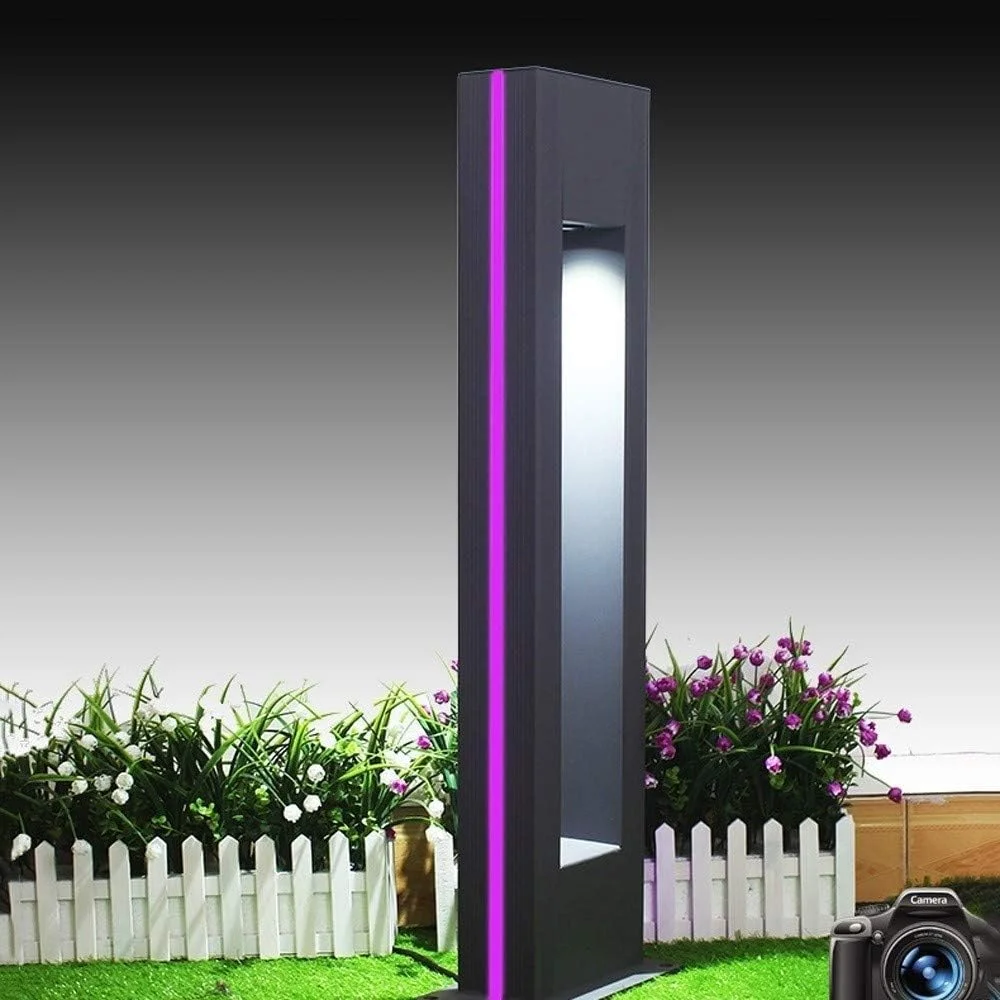 چراغ چمنی ال ای دی ضد آب IP44 مناسب فضای باز، چراغ ستونی مدرن و خلاقانه، فانوس ستونی آلومینیومی برای ویلا، محوطه مسکونی، استخر، نورپردازی محوطه، چراغ پایه مسیر پیاده روی