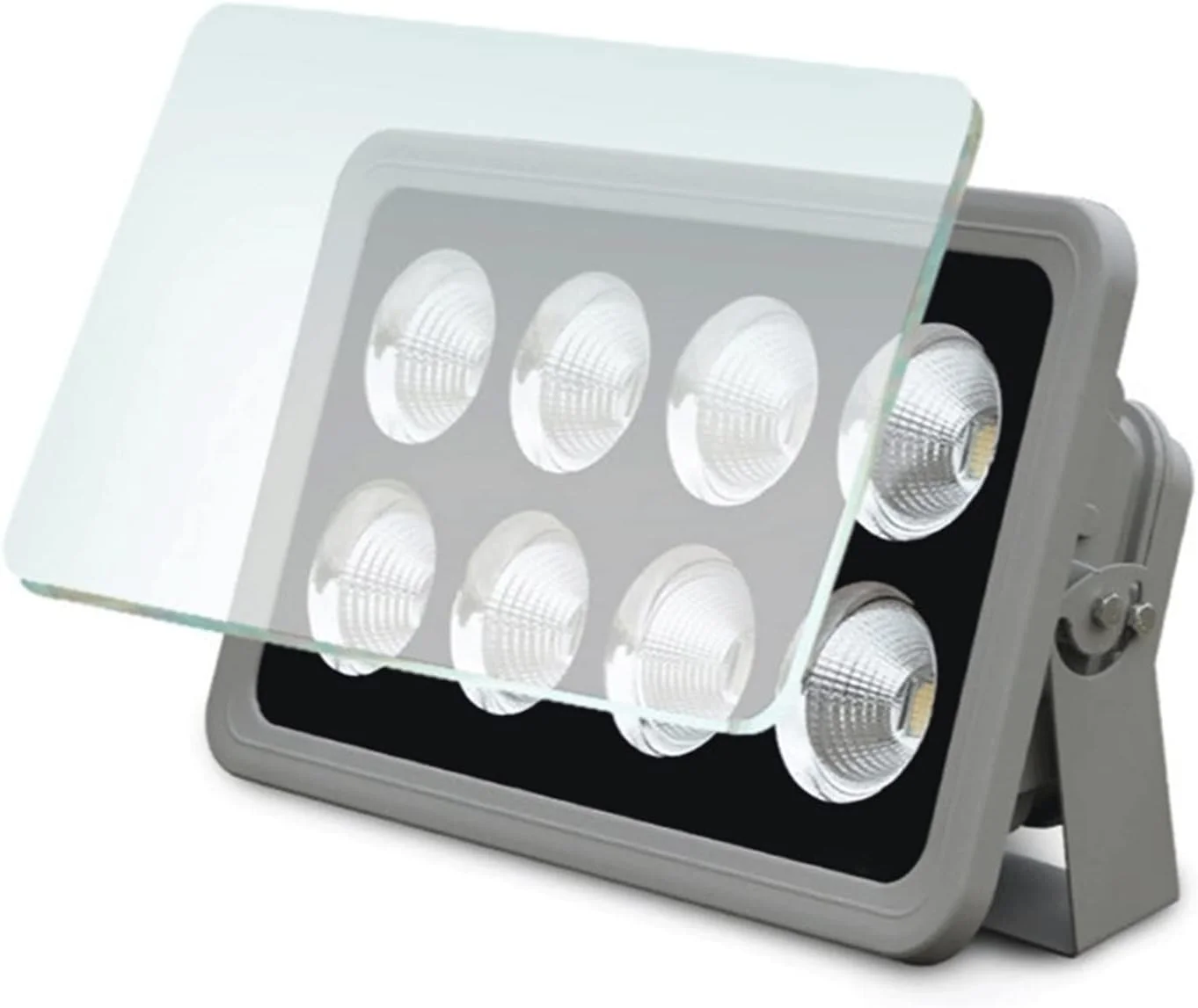چراغ های سیلابی بیرونی چراغ های دیواری ضد آب چراغ های پروژکتور بازتابنده LED مدرن ضد آب چراغ های سیلابی بیرونی (سفید گرم، 100 وات)