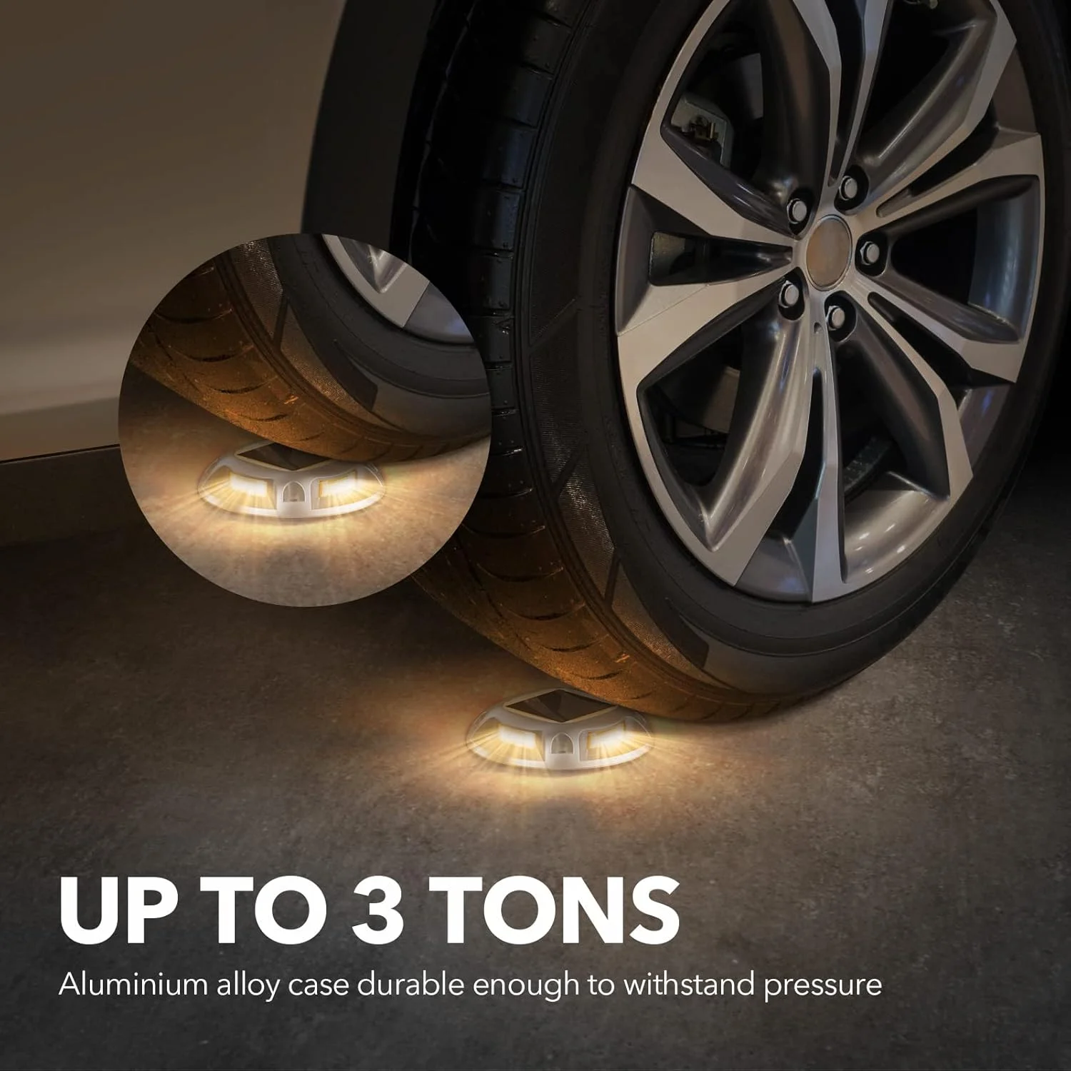 چراغ خورشیدی بیرونی AGPTEK مدل 8X، چراغ باغی زمینی ضدآب IP68 با 2 حالت روشنایی برای باغ، حیاط، راهرو، پله ها، پیاده روها، راهروها، پاسیو و چمن