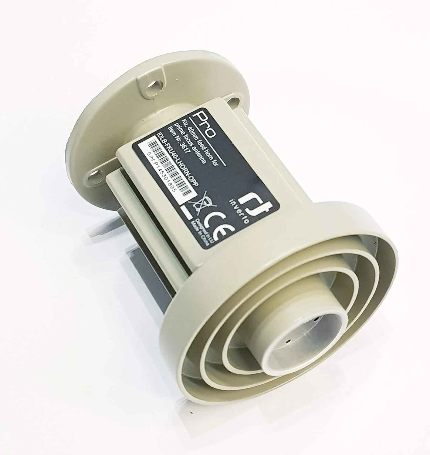 شیپوره خوراک اینورتو پرو KU برای LNB آنتن سهموی (مشکی)