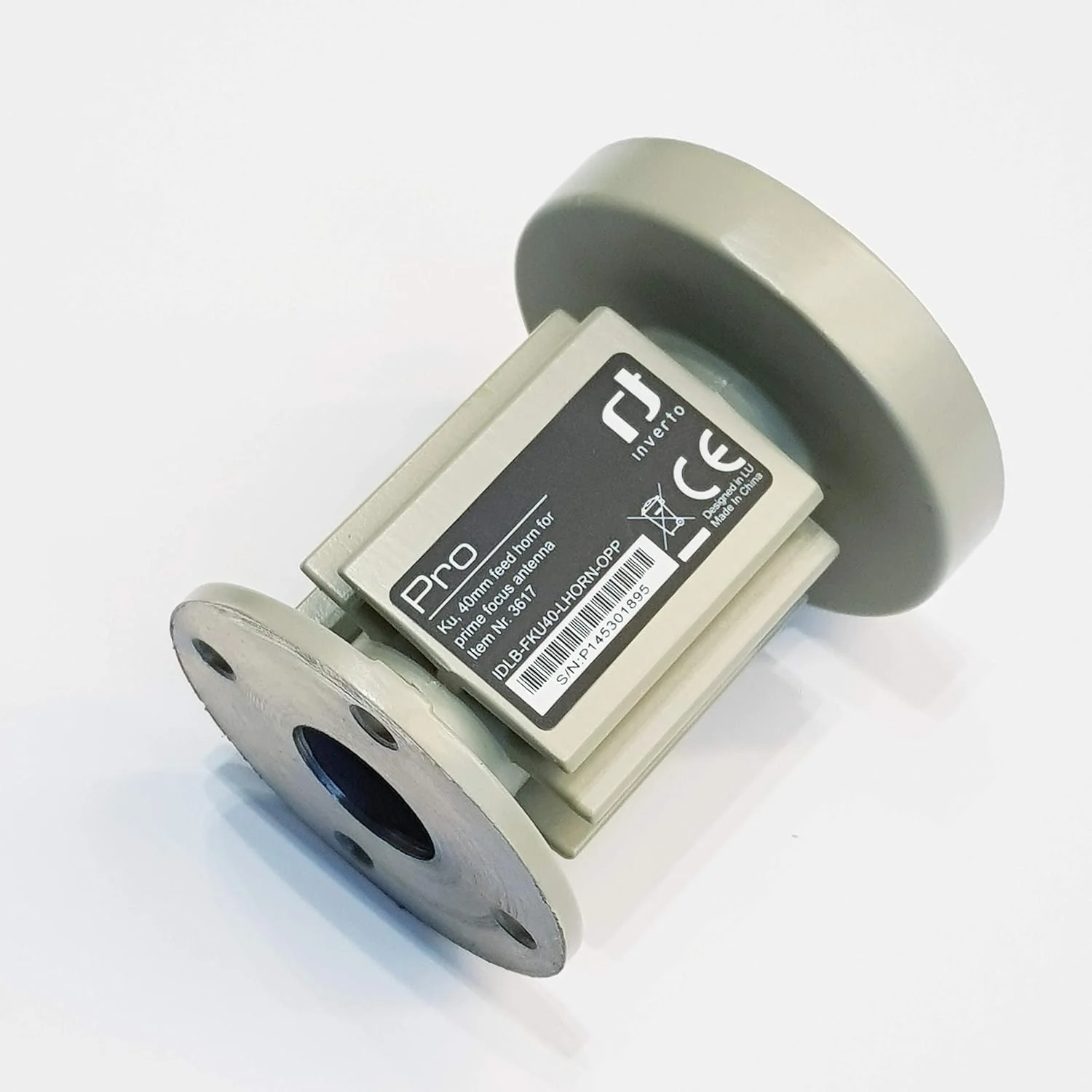 شیپوره خوراک اینورتو پرو KU برای LNB آنتن سهموی (مشکی)