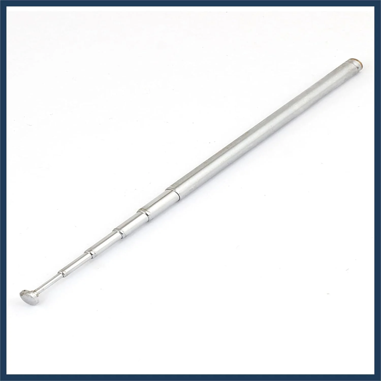 آنتن تلسکوپی 6 قسمتی رادیو FM و تلویزیون INFINAUTO با رزوه مادگی 2 میلی‌متری و طراحی شیک، طول 480 میلی‌متر