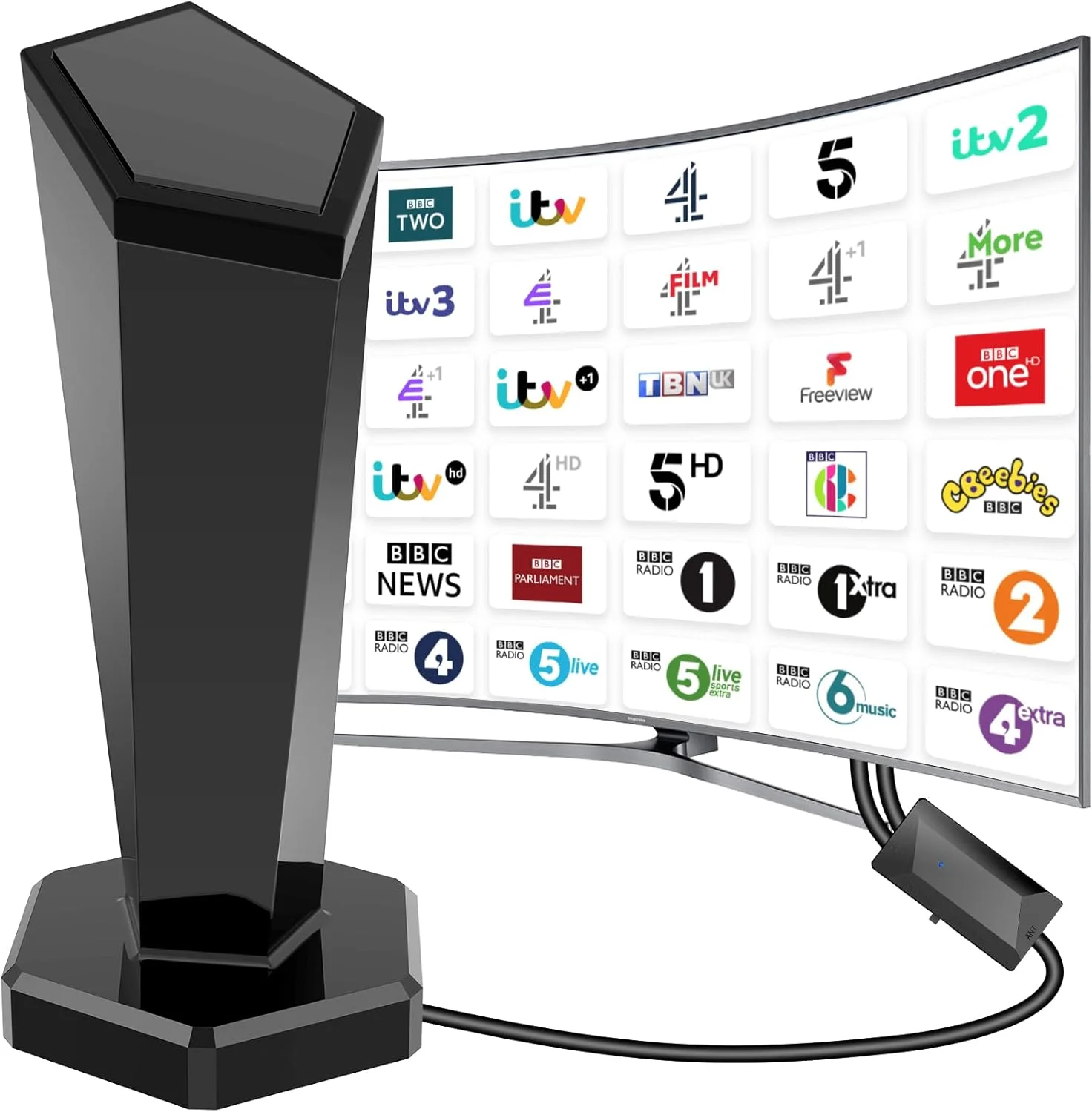 آنتن هوایی تلویزیون داخلی برای تلویزیون دیجیتال