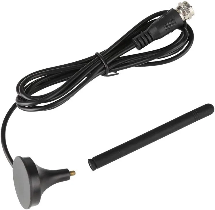 آنتن HDTV داخلی، آنتن تلویزیون با پایه مغناطیسی مشکی ضد باد، آنتن HDTV برای خانه