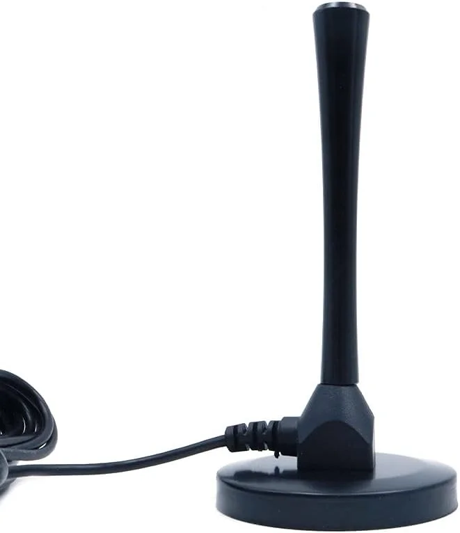 آنتن تلویزیون HD داخلی DVB-T مشکی با تقویت کننده USB، آنتن هوایی تلویزیون دیجیتال زمینی HDTV DTMB برای خودرو