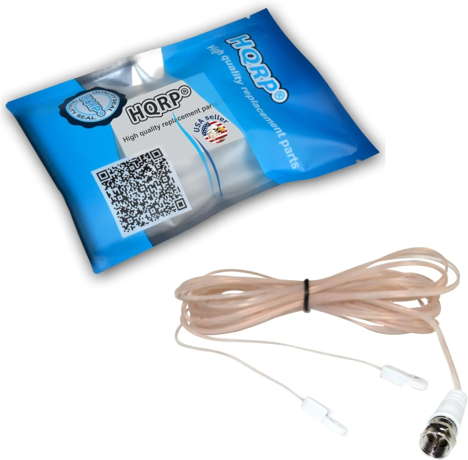 آنتن FM نوع F کانکتور HQRP برای تیولی مدل یک، مدل 10، مدل دو، سیستم موسیقی BT + زیر لیوانی HQRP