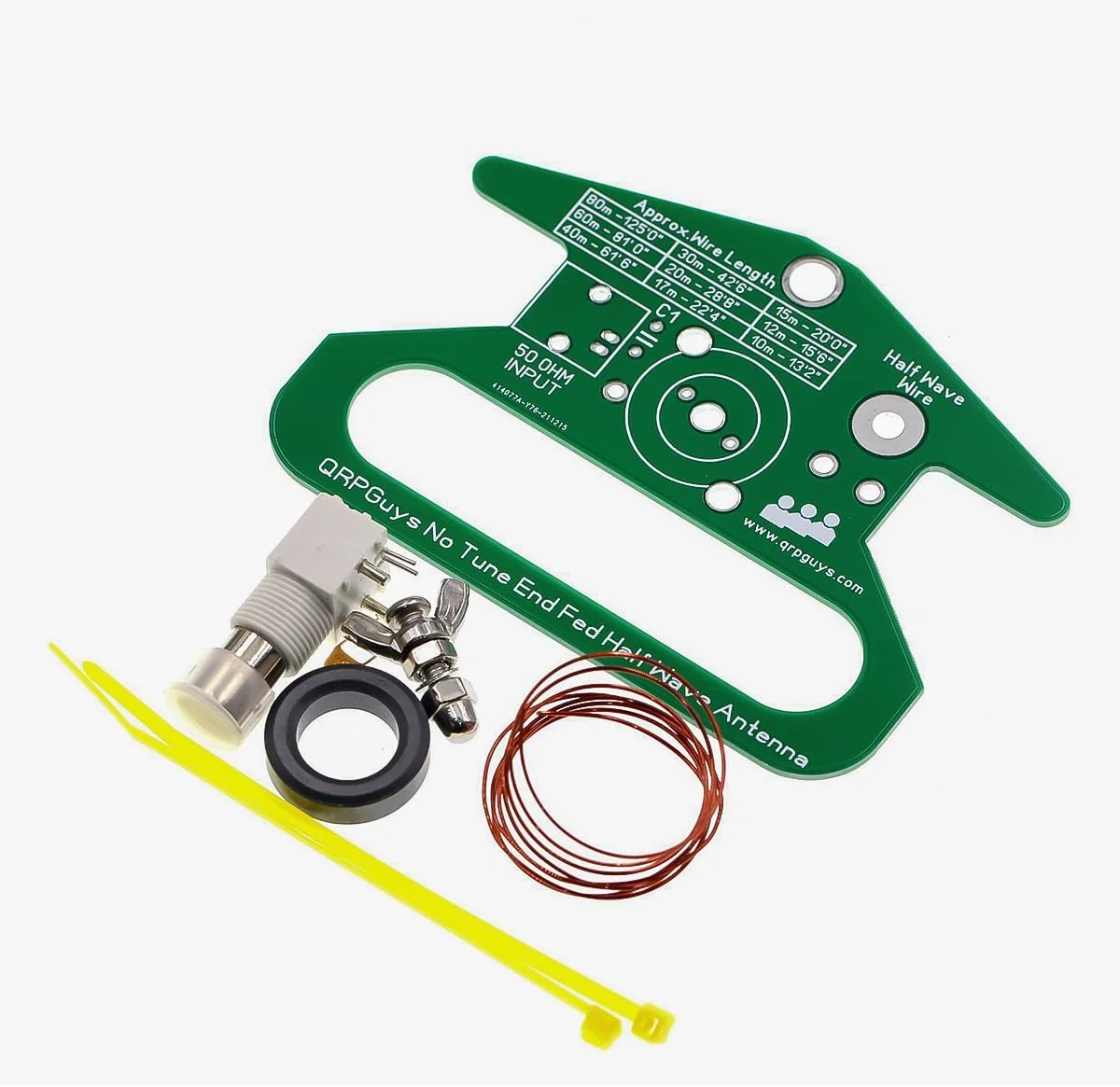 آنتن نیم موج تغذیه انتهایی قابل حمل بدون نیاز به تنظیم 49:1، آنتن موج کوتاه بدون نیاز به تنظیم 5 تا 35 مگاهرتز برای کار بدون تیونر