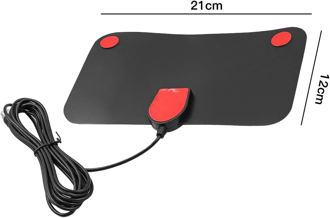 آنتن تلویزیون HD داخلی با برد بیش از 250 مایل به همراه تقویت کننده سیگنال، کانال های 4K Ultra HD و نصب آسان