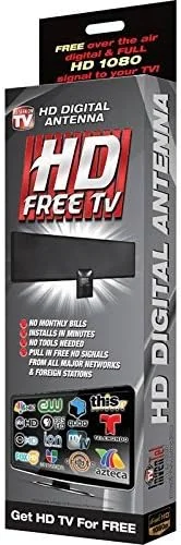 دستگاه وافل ساز تلویزیون رایگان HD مدل HDF-MC12 Hdf-Mo، 4.5" x 1" x 11"، مشکی